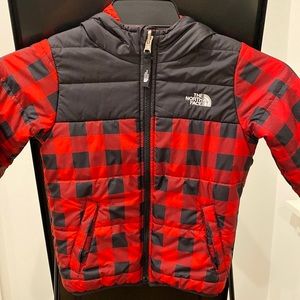 Reversible North Face boys jacket size 5T